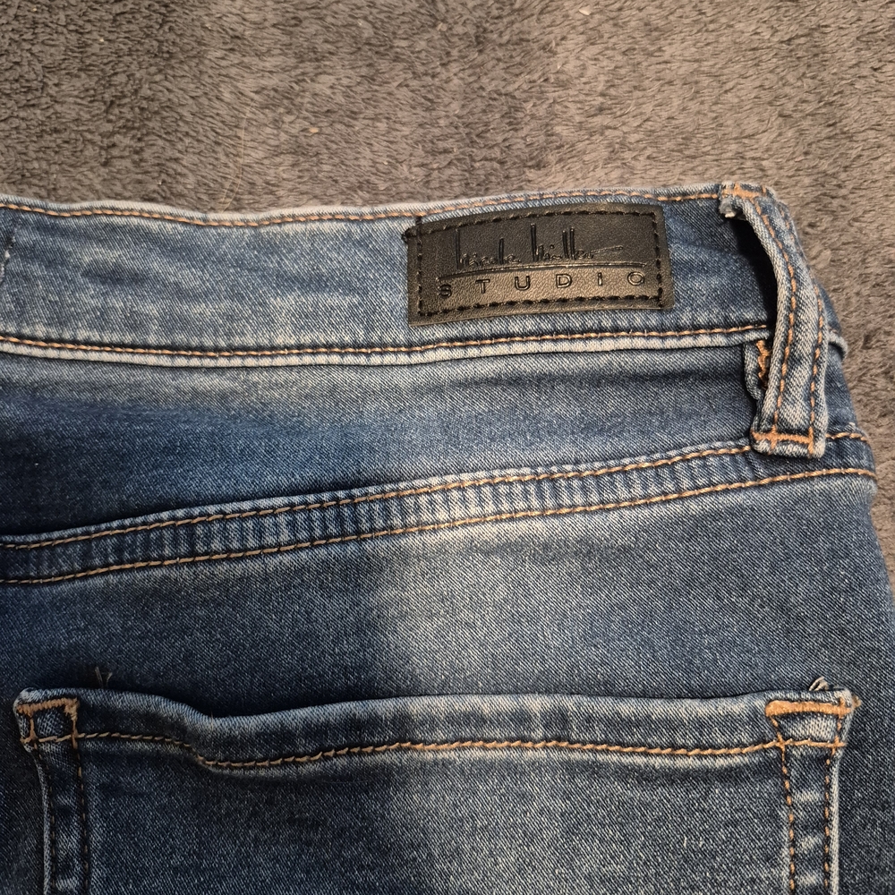 Nicole Miller Blue Skinny Jeans